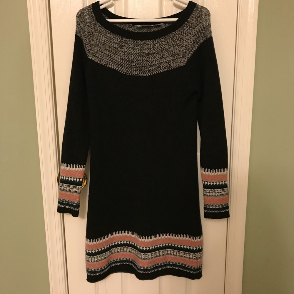 ATHLETA Women’s “Fair Isle” Sweater Dress Size S